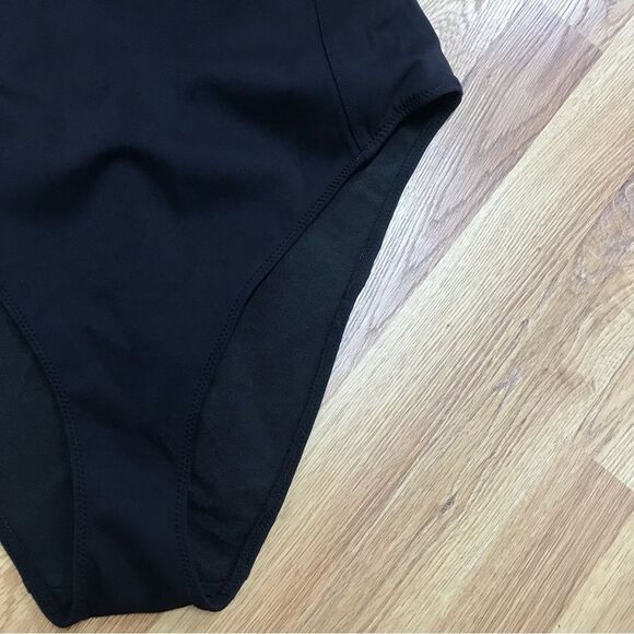 GOOD AMERICAN Black Corset One Piece Swimsuit Sculpt Lace Up Back Size 2X 5 New - Picture 8 of 12